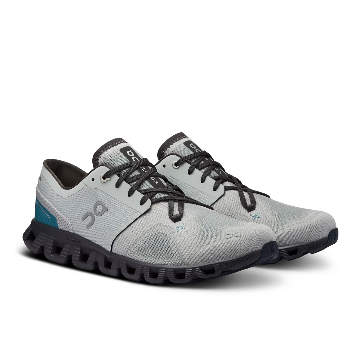 On Running Men's Cloud X 3 Shoes - Glacier / Iron Sportive