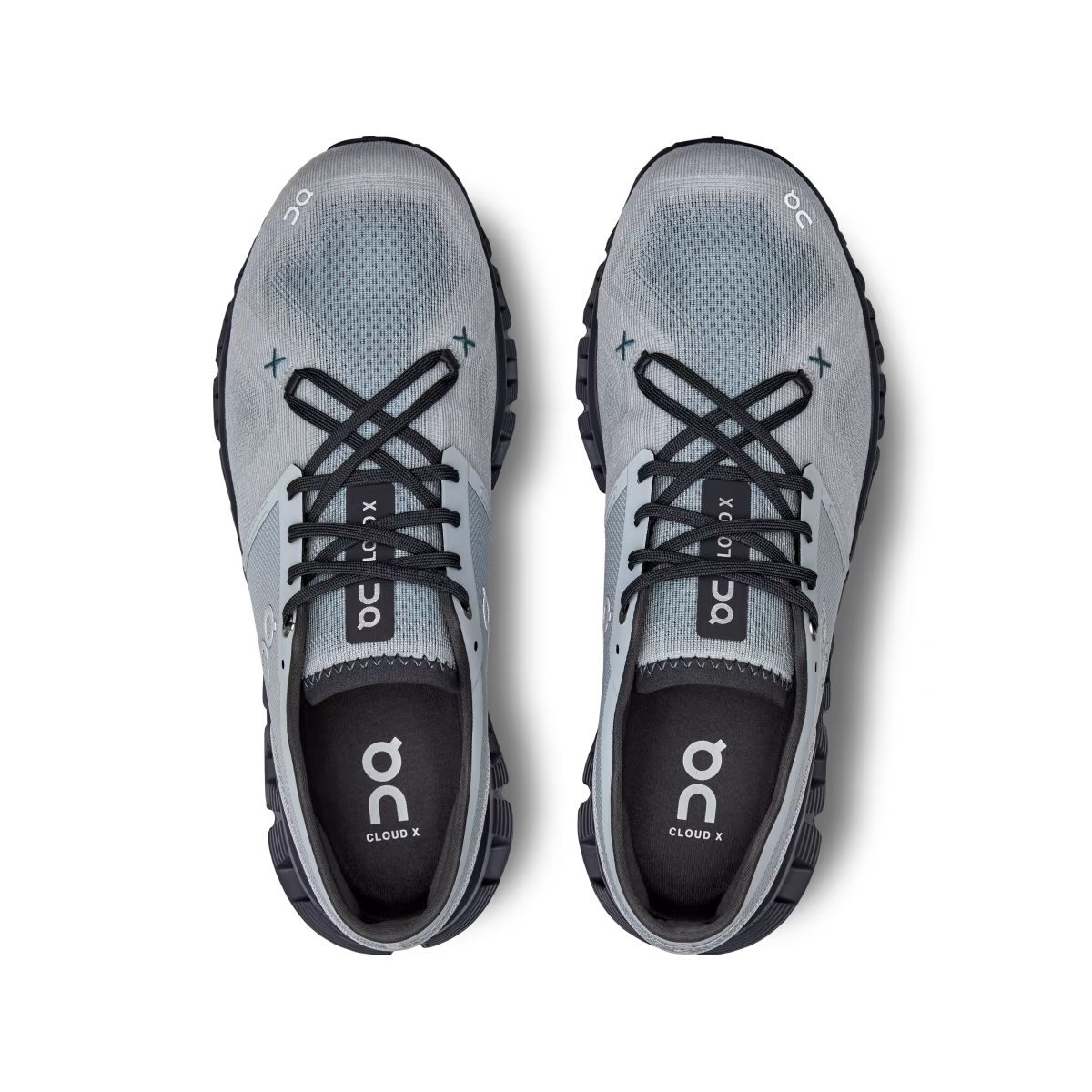 On Running Men's Cloud X 3 Shoes - Glacier / Iron Sportive