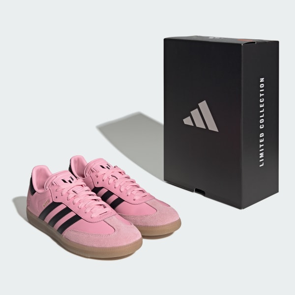 Adidas Men's Samba Og Messi Soccer Shoes - Pink / Black
