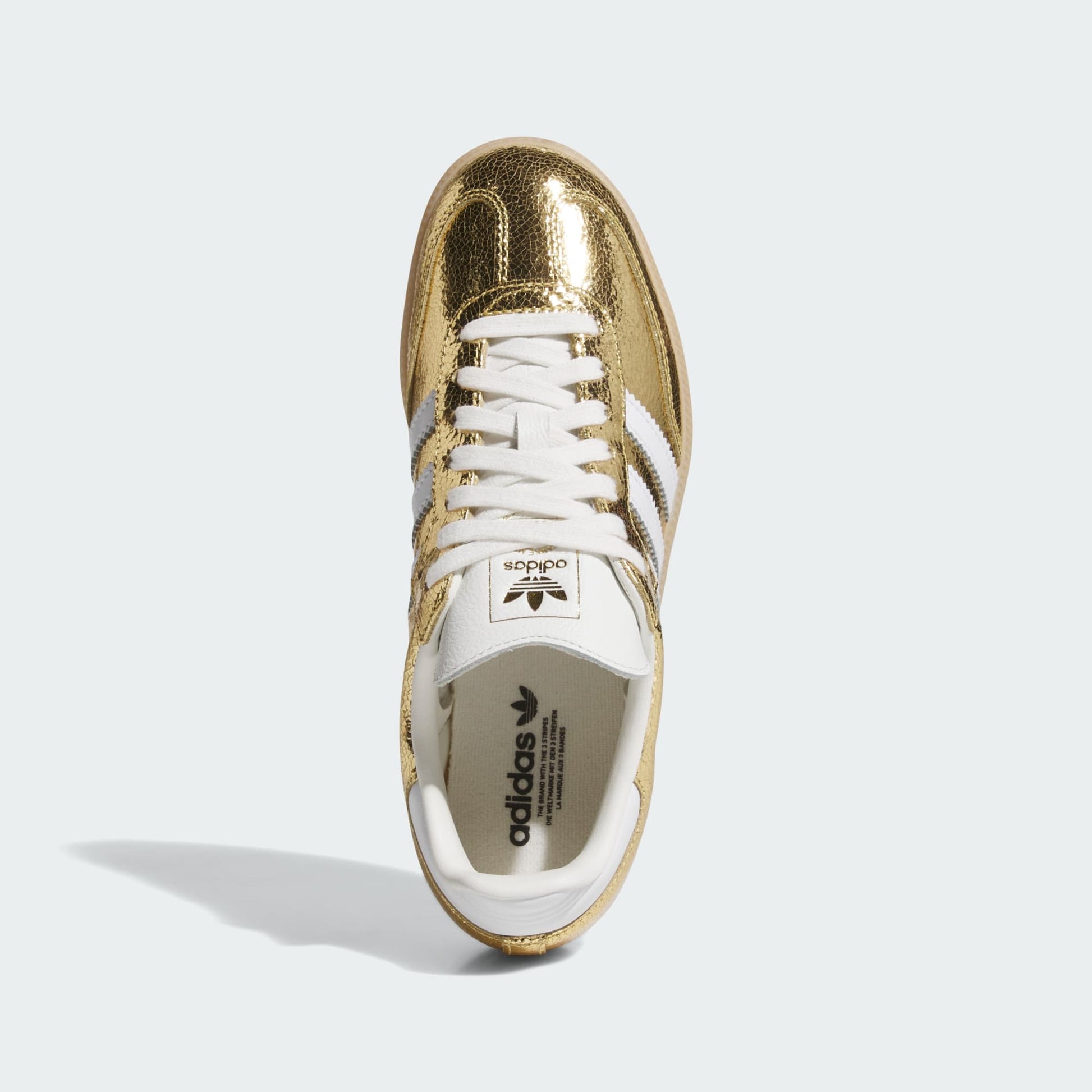 Adidas Women's Samba Og Shoes - Gold Metallic / Cloud White / Core White - Shopsportive