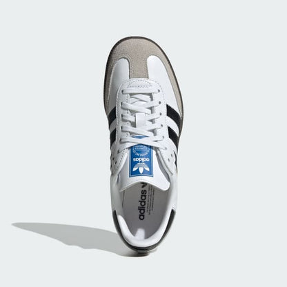 Adidas Kids' Samba OG Shoes - Cloud White / Core Black / Gum - Shopsportive