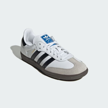 Adidas Kids' Samba OG Shoes - Cloud White / Core Black / Gum - Shopsportive