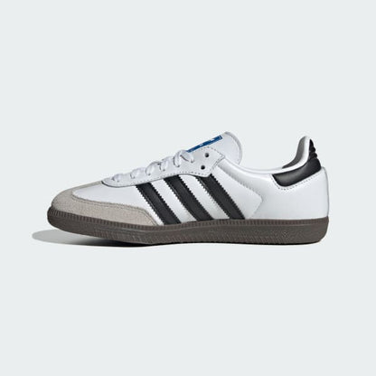 Adidas Kids' Samba OG Shoes - Cloud White / Core Black / Gum - Shopsportive