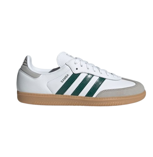 Adidas Women's Samba Og Shoes - Cloud White / Collegiate Green / Grey Two - Shopsportive