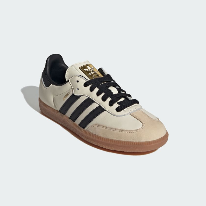 Adidas Women's Samba Og Shoes - Cream White / Sand Strata Sportive Adidas Women's Samba Og Shoes - Cream White / Sand Strata Sportive