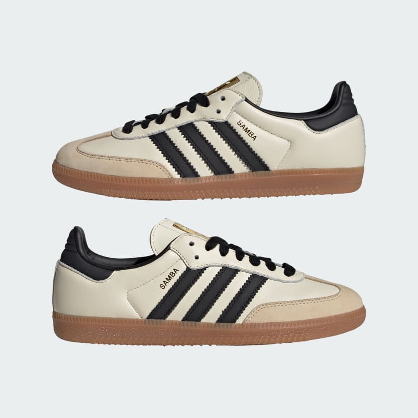 Adidas Women's Samba Og Shoes - Cream White / Sand Strata Sportive Adidas Women's Samba Og Shoes - Cream White / Sand Strata Sportive