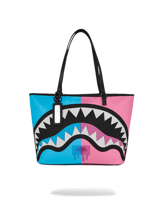 Sprayground Candy Clash Shark Central Tote Bag - Shopsportive