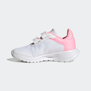 Adidas Kid's Tensaur Run Shoes - Cloud White / Blue Dawn / Beam Pink