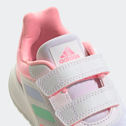 Adidas Kids' Tensaur Run Shoes - Cloud White / Blue Dawn / Beam Pink - Shopsportive