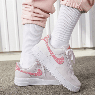 Nike Women's Air Force 1 '07 Shoes - Pearl Pink / White / Coral Chalk