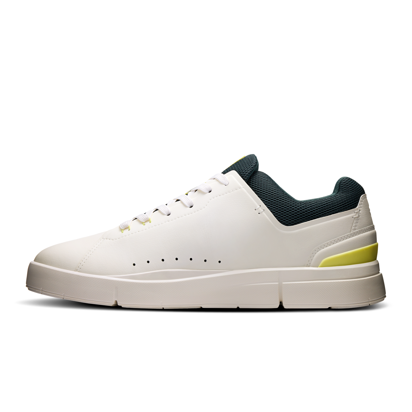 On Running Men's The Roger Advantage Shoes - Ivory / Evergreen