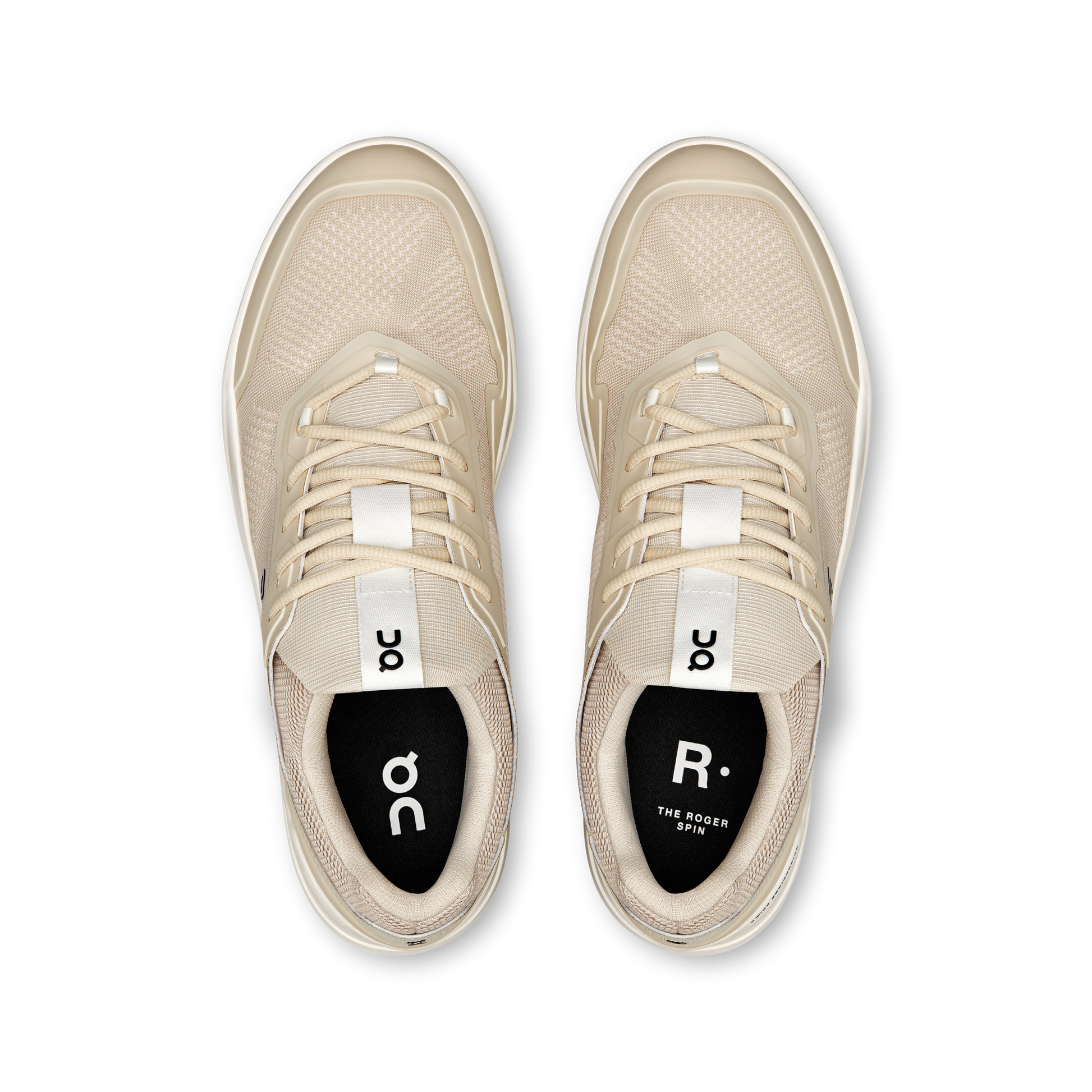 On Running Men's The Roger Spin Shoes - Sand / Ivory - Shopsportive