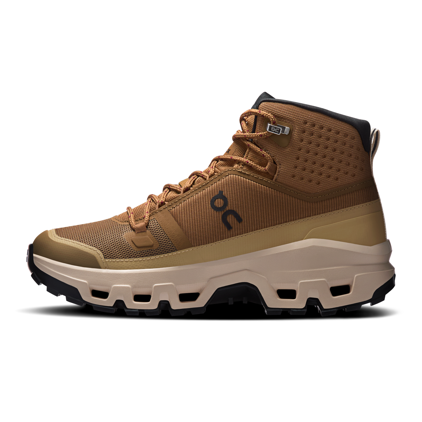 On Running Women's Cloudrock Mid Waterproof Shoes - Sphinx / Sand - Shopsportive