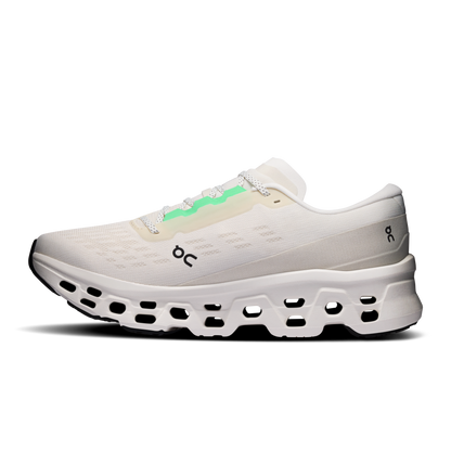On Running Men's Cloudmonster 3 Shoes - Ivory / Ivory