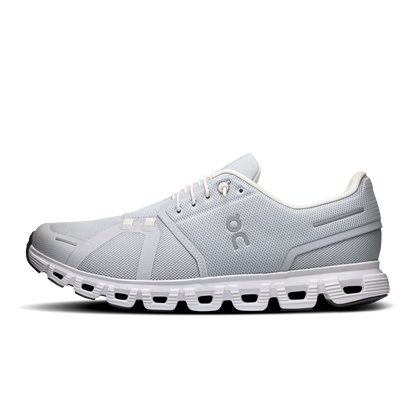 On Running Men's Cloud 6 Wide Shoes - Glacier / White - Shopsportive