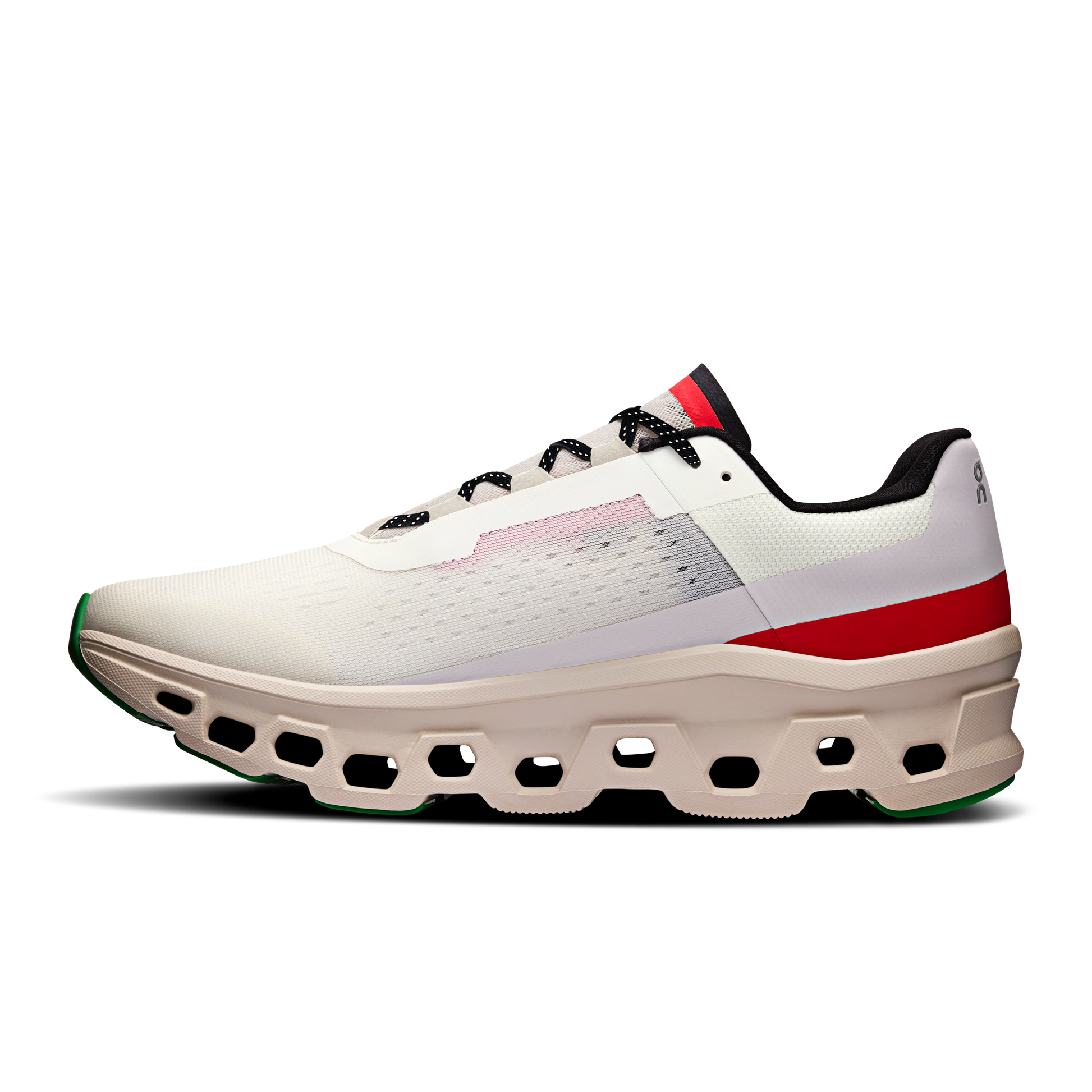 On Running Men's Cloudmonster Shoes - Ivory / Pearl - Shopsportive