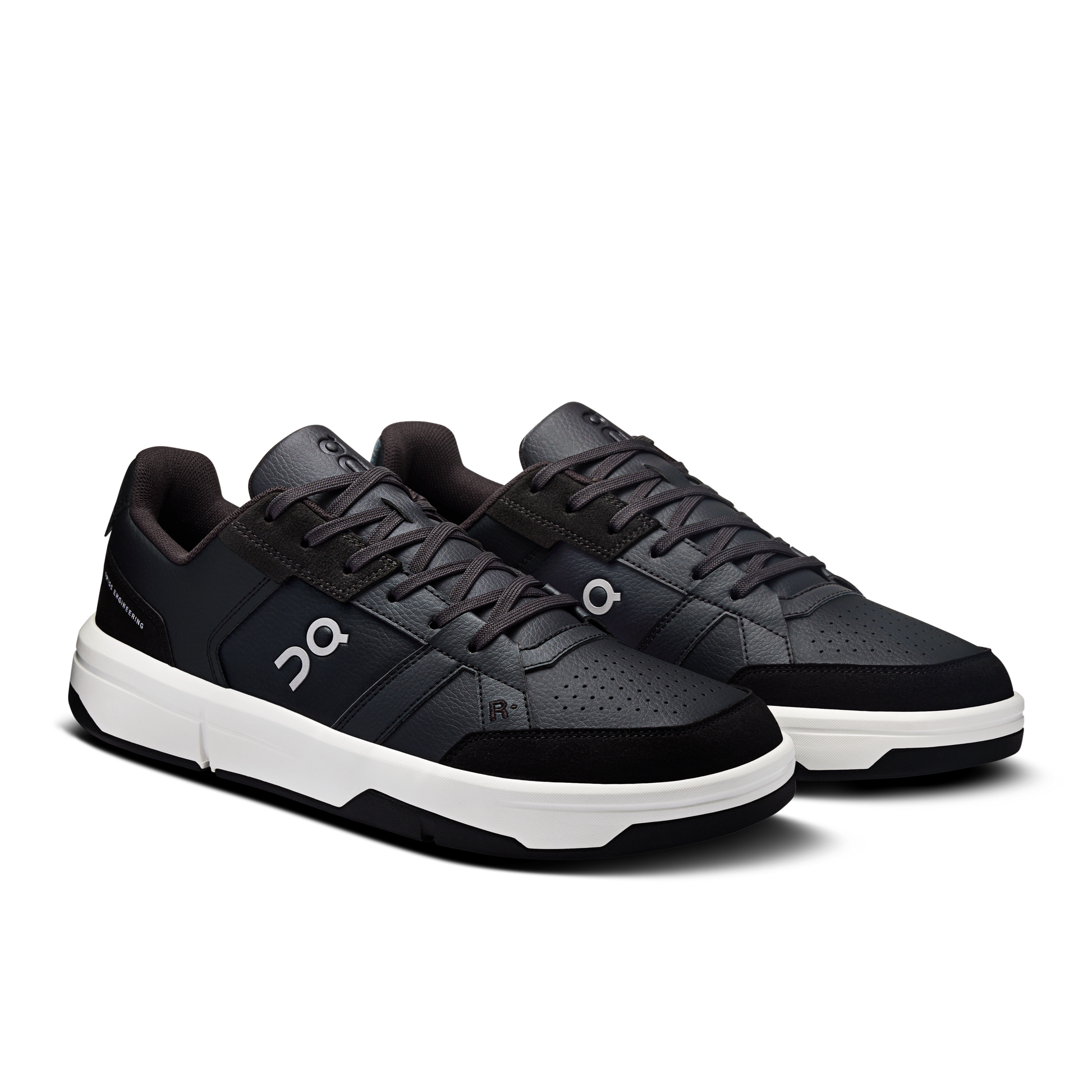 On Running Men's The Roger Clubhouse Shoes - Black / White - Shopsportive
