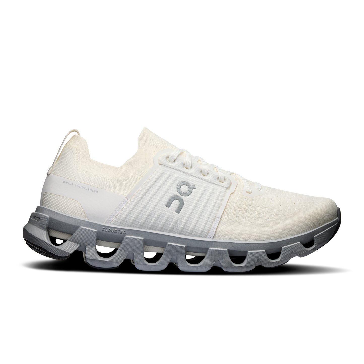 On Running Men's Cloudswift 4 Shoes - Ivory / Alloy - Shopsportive