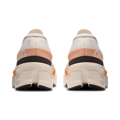 On Running Women's Cloudmonster 2 Shoes - Ivory / Tangerine - Shopsportive