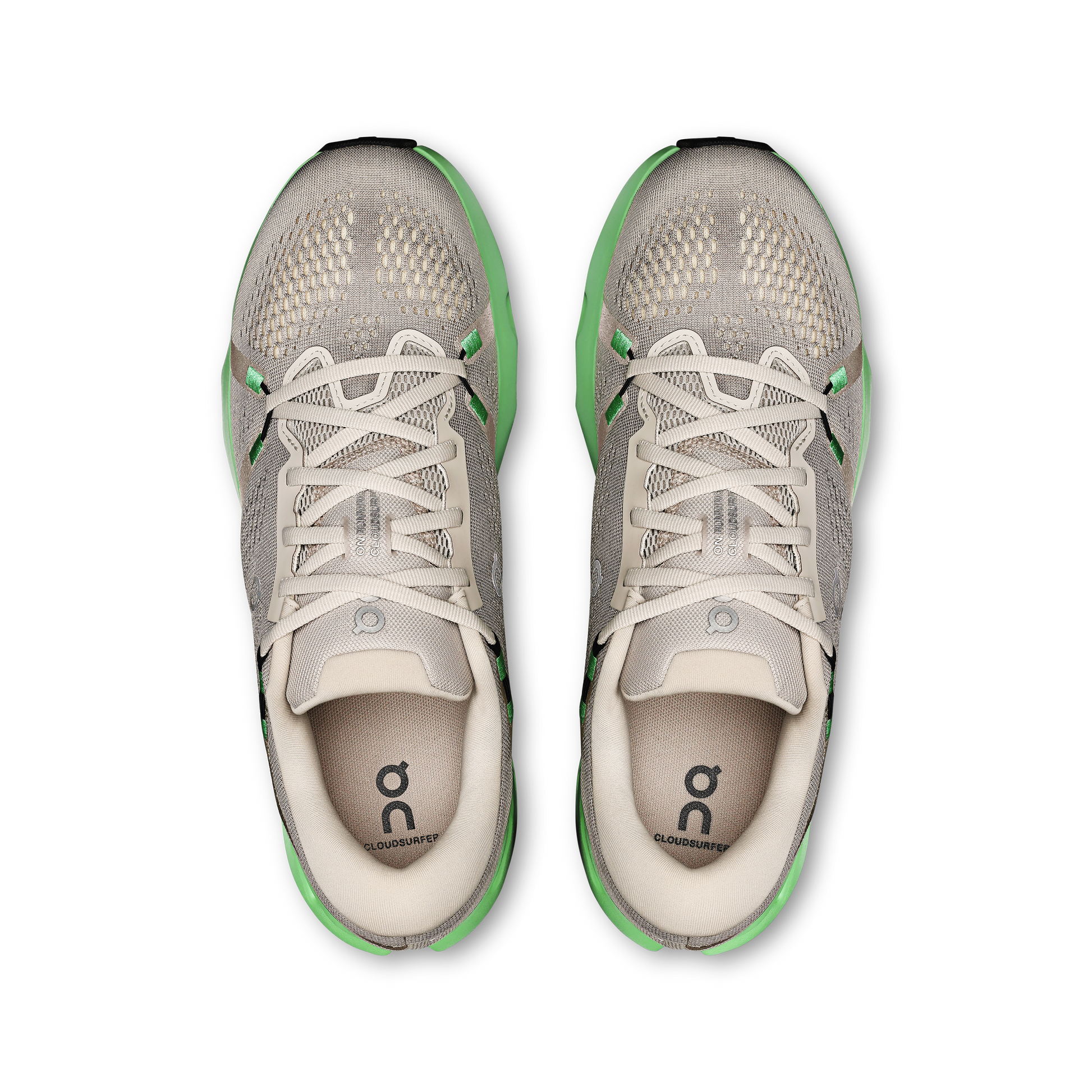 On Running Men's Cloudsurfer 2 Shoes - Truffle / Honeydew - Shopsportive