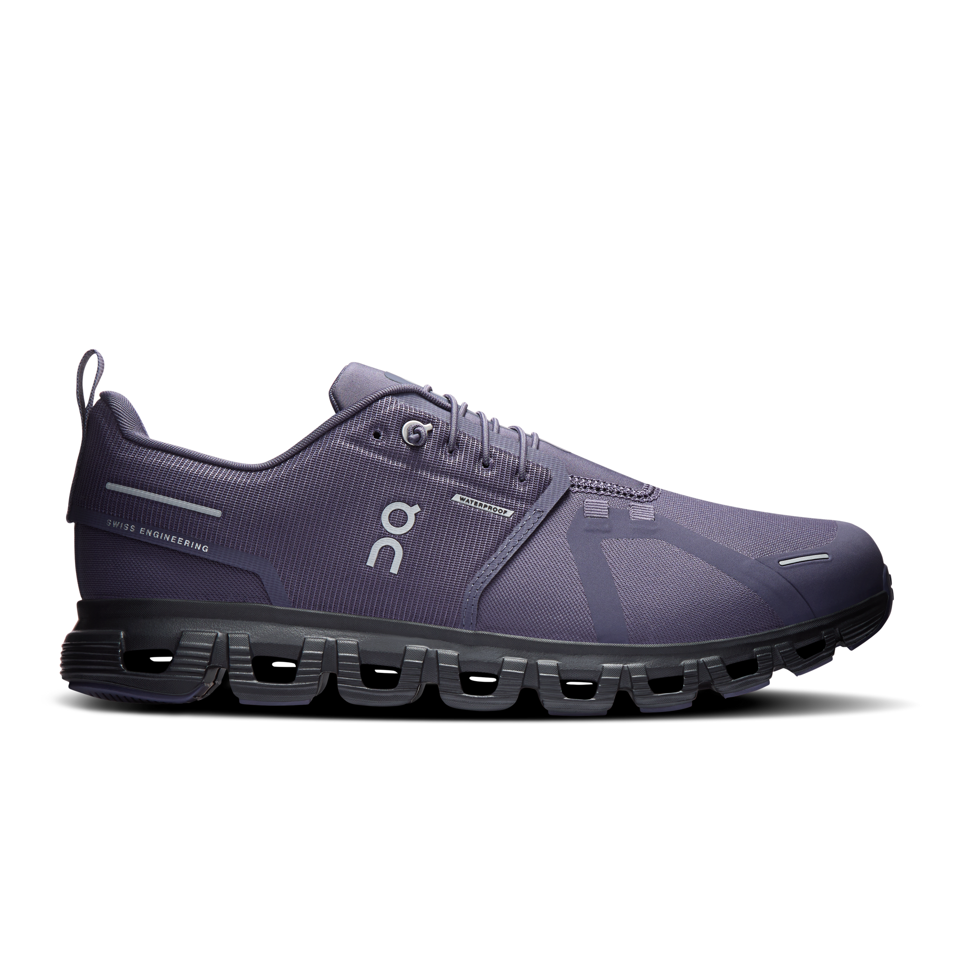 On Running Men's Cloud 6 Waterproof Shoes - Flint / Black - Shopsportive