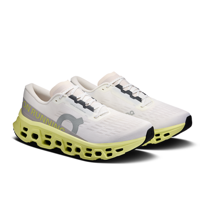 On Running Men's Cloudmonster 3 Shoes - Ivory / Limelight - Shopsportive