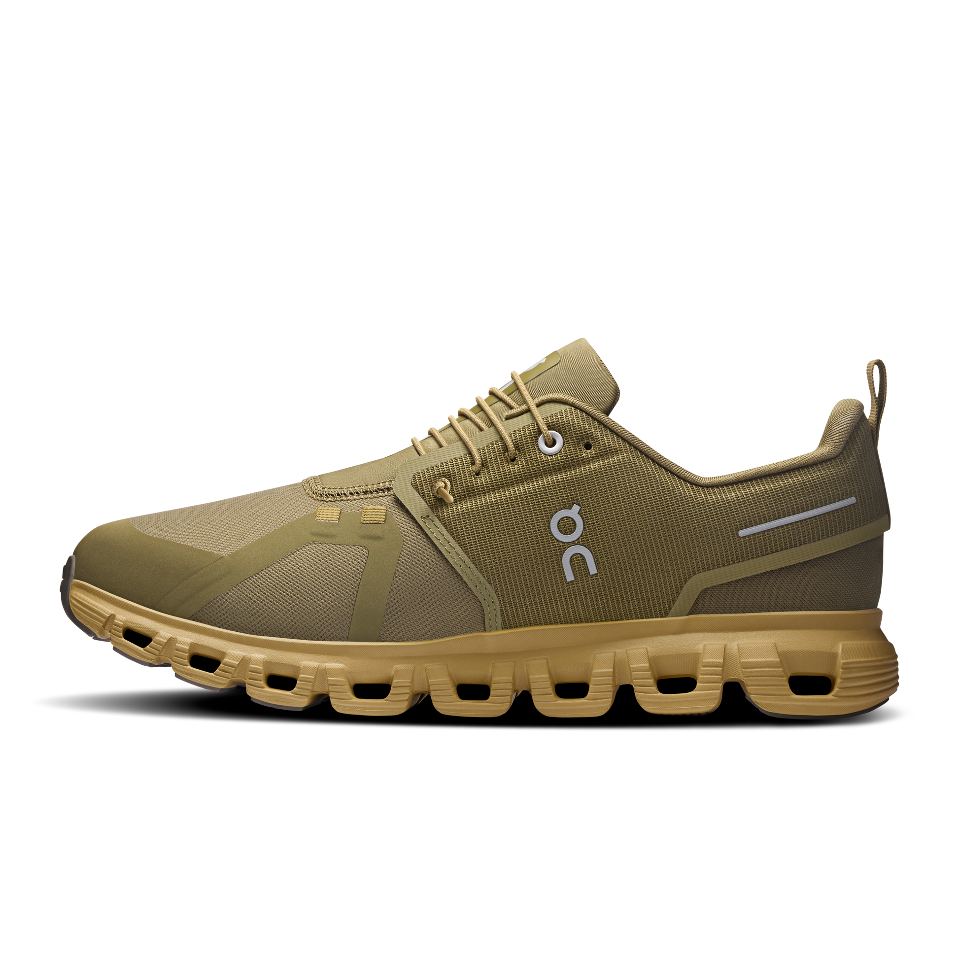 On Running Men's Cloud 6 Waterproof Shoes - Olive / Safari - Shopsportive