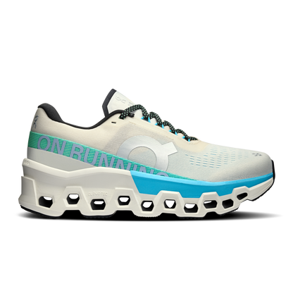 On Running Women's Cloudmonster 2 Shoes - Cream / Horizon - Shopsportive