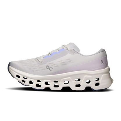 On Running Women's Cloudmonster 3 Wide Shoes - Frost / Ivory