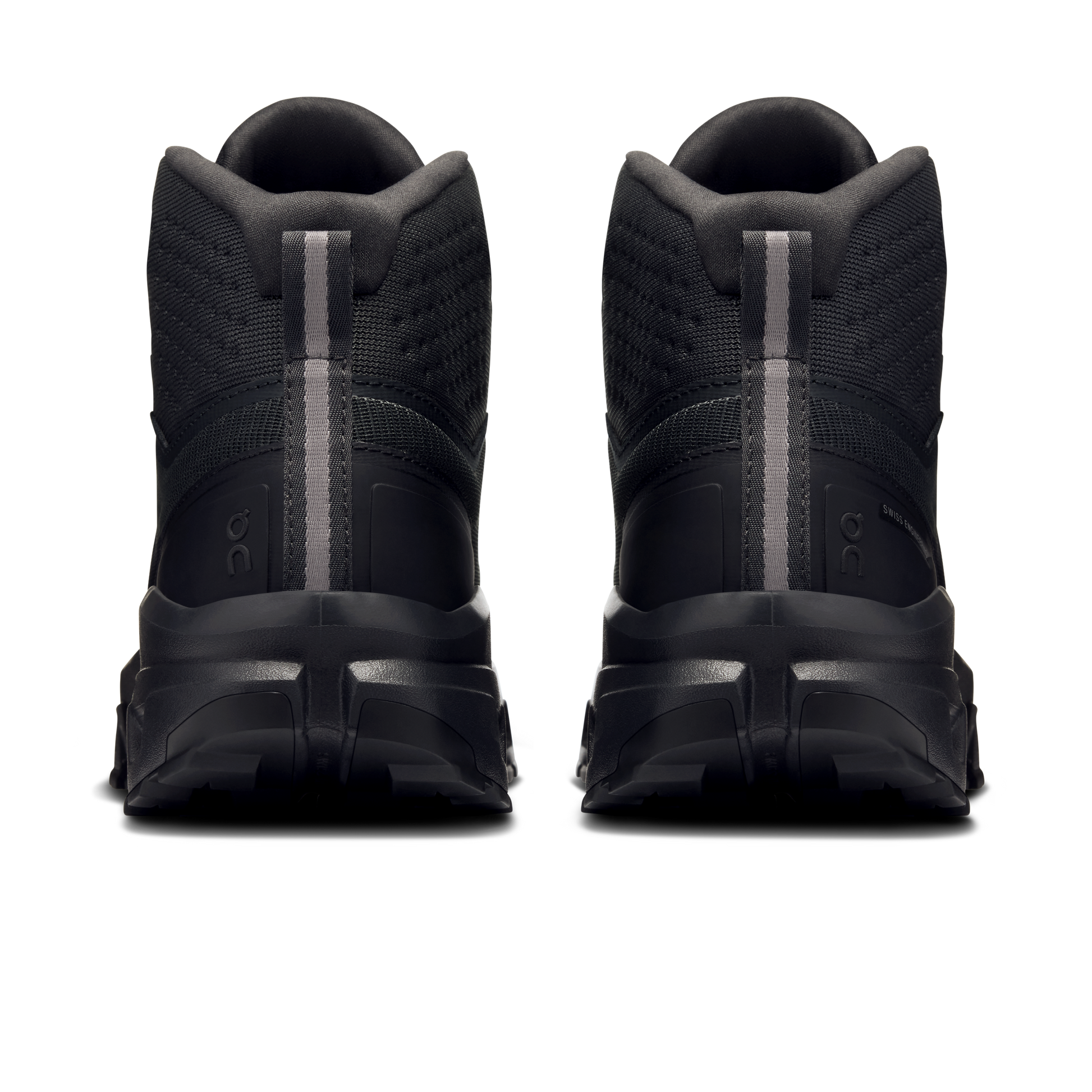 On Running Women's Cloudrock Mid Waterproof Shoes - Black / Black - Shopsportive