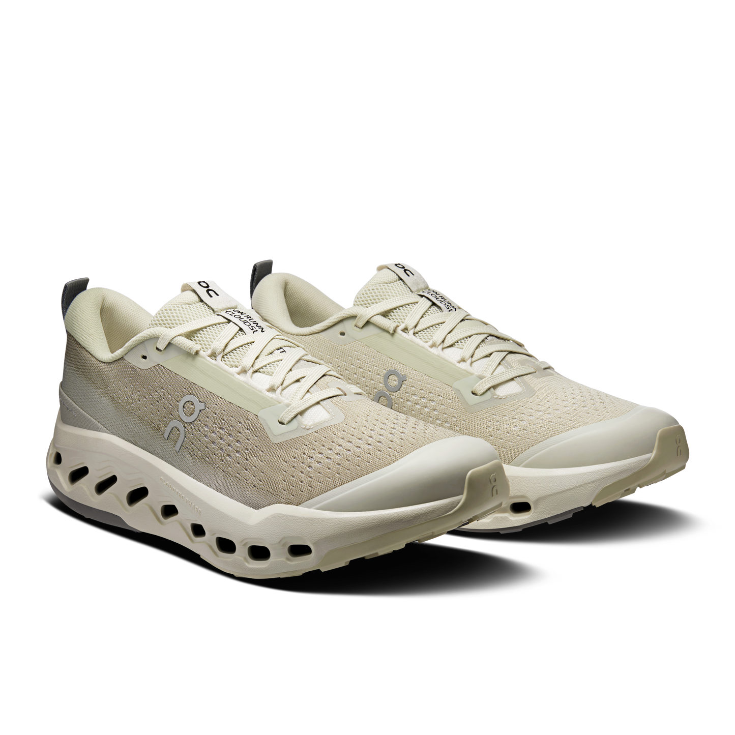 On Running Men's Cloudsurfer Trail 2 Shoes - Chalk / Ghost - Shopsportive