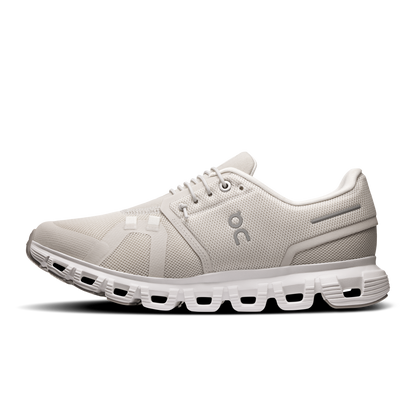 On Running Women's Cloud 6 Wide Shoes - Pearl / White - Shopsportive