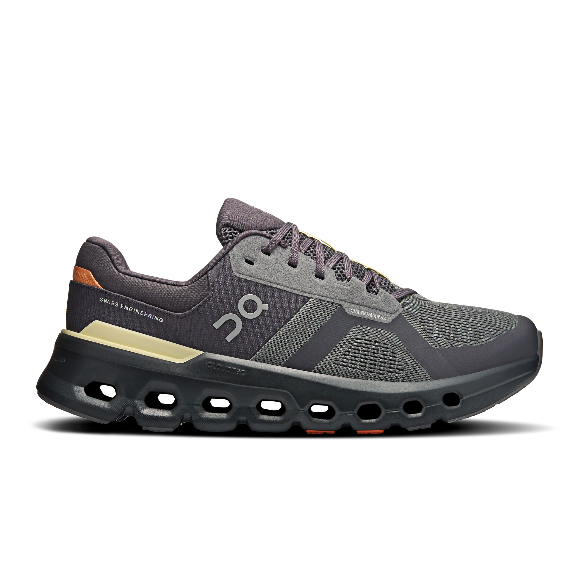 On Running Men's Cloudrunner 2 Shoes - Rock / Tangerine - Shopsportive