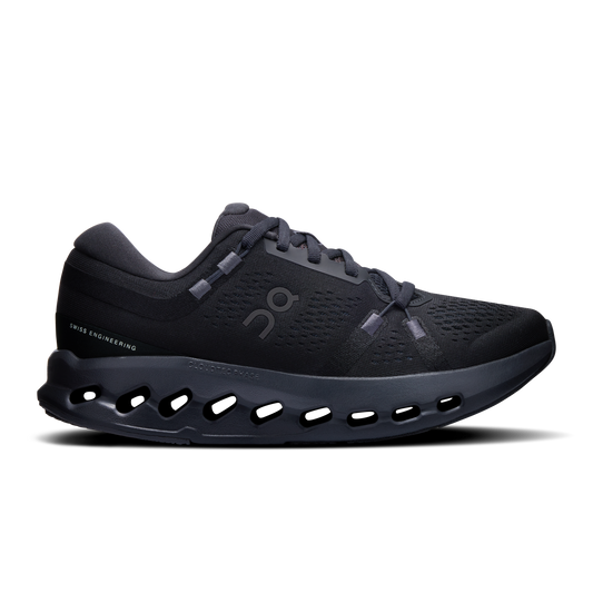 On Running Women's Cloudsurfer 2 Wide Shoes - Black / Black - Shopsportive