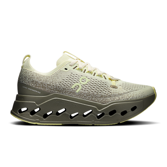 On Running Women's Cloudsurfer Max Wide Shoes - Seedling / Olive - Shopsportive