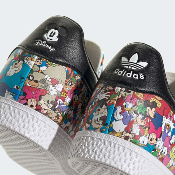 Adidas Kid s Gazelle Disney Mickey Shoes Core Black Cloud White Sportive