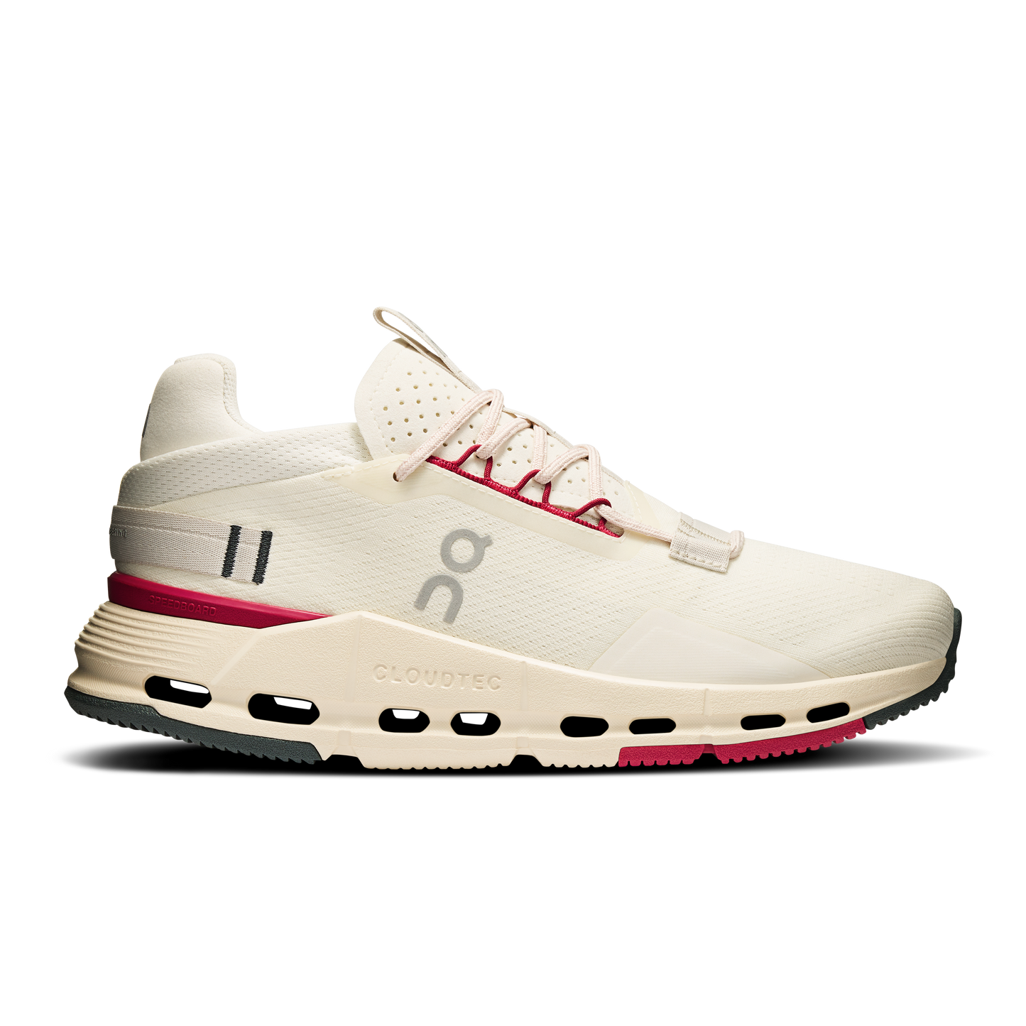 On Running Women's Cloudnova 2 Shoes - Ivory / Grenadine - Shopsportive