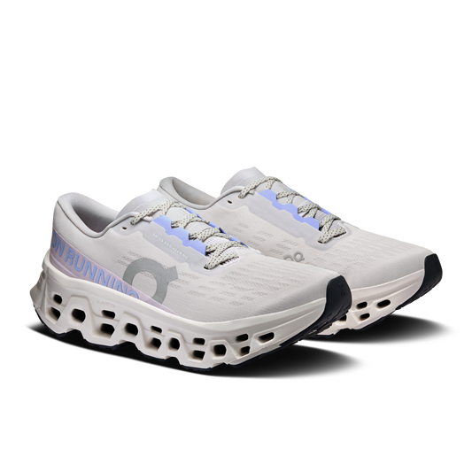 On Running Women's Cloudmonster 3 Wide Shoes - Frost / Ivory - Shopsportive