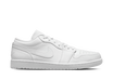 Nike Men's Air Jordan 1 Low Shoes - White / White / White