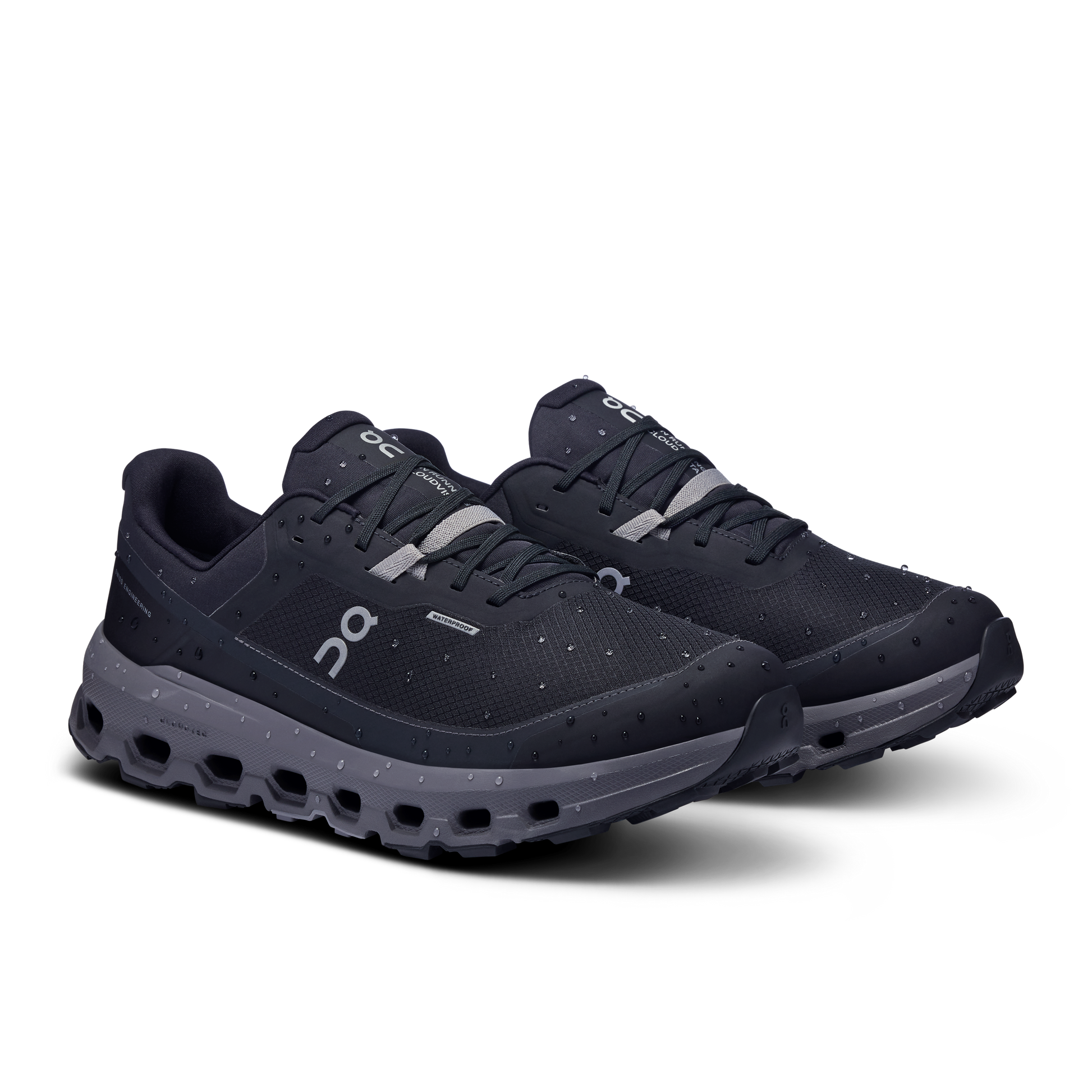 On Running Men's Cloudvista 2 Waterproof Shoes - Black / Eclipse - Shopsportive