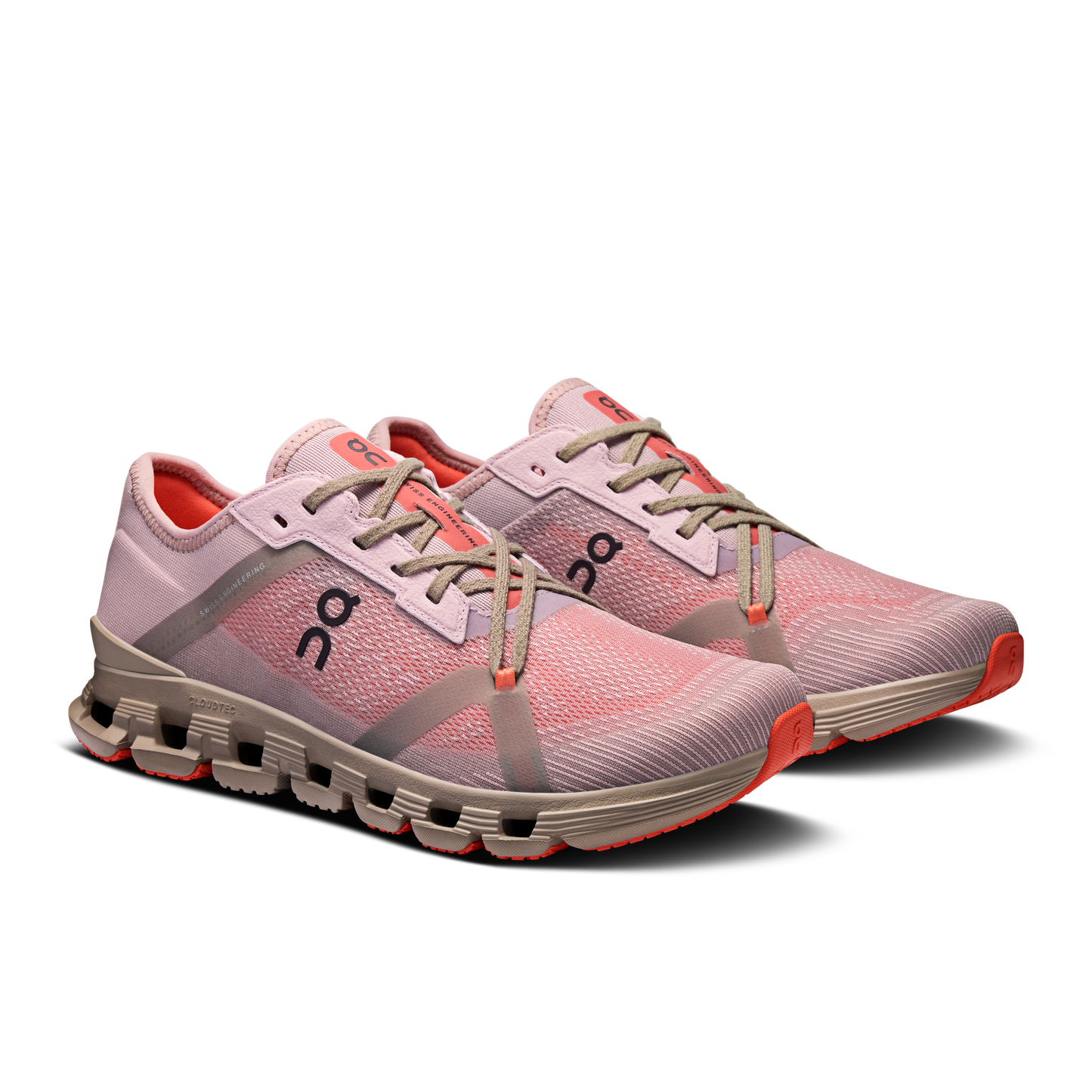 On Running Women's Cloud X 4 Ad Shoes - Mauve / Salmon - Shopsportive