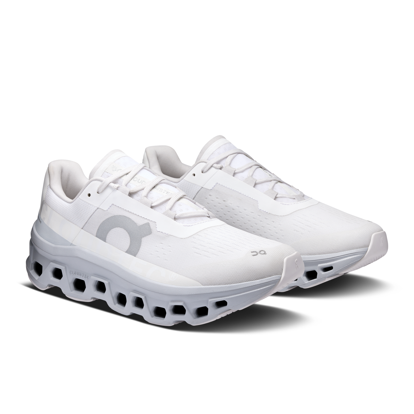 On Running Men's Cloudmonster Shoes - White / Glacier - Shopsportive
