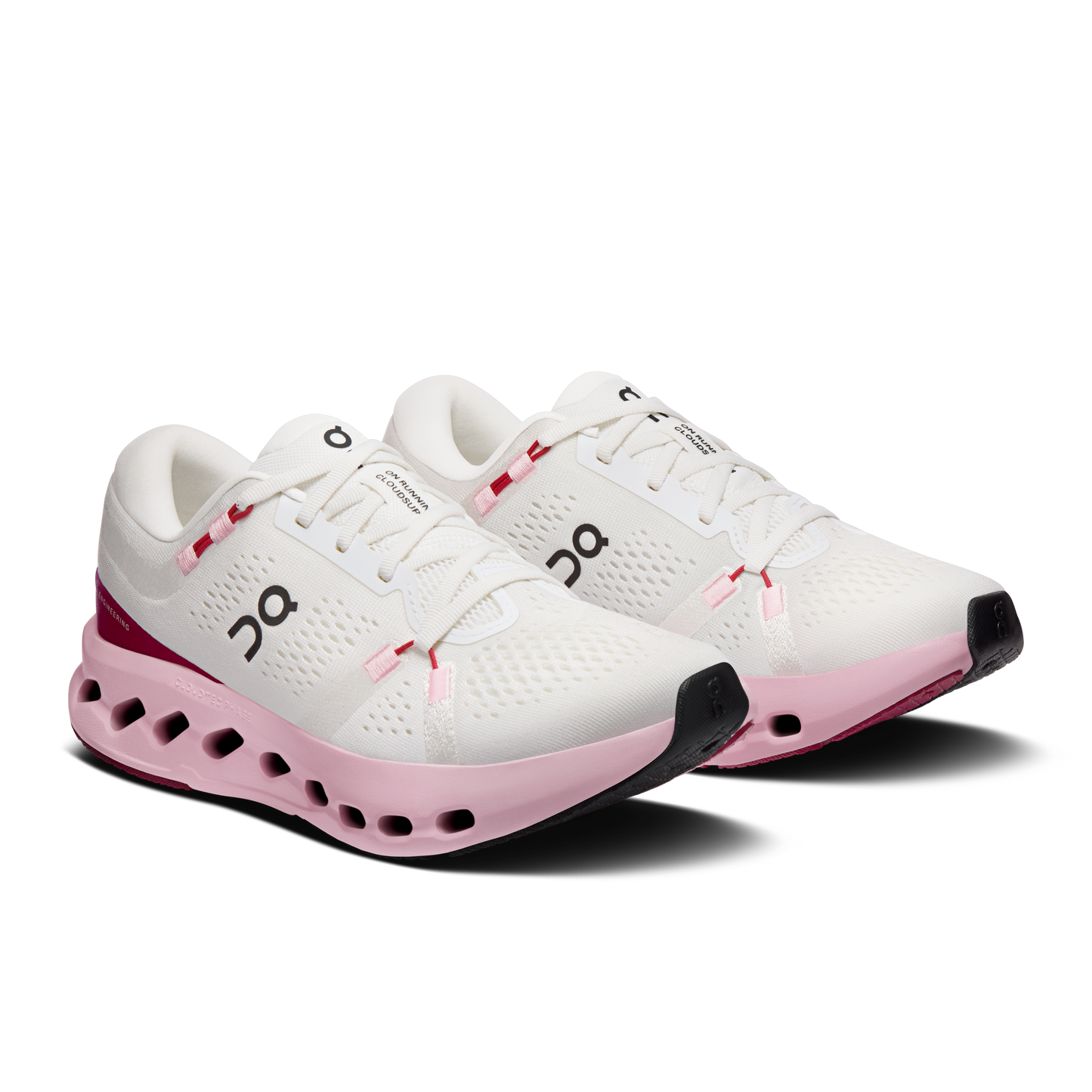 On Running Women's Cloudsurfer 2 Shoes - Ivory / Peony - Shopsportive