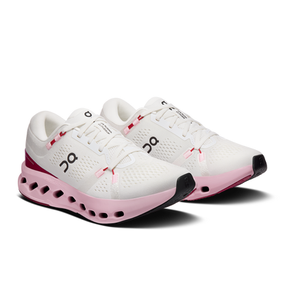 On Running Women's Cloudsurfer 2 Shoes - Ivory / Peony - Shopsportive