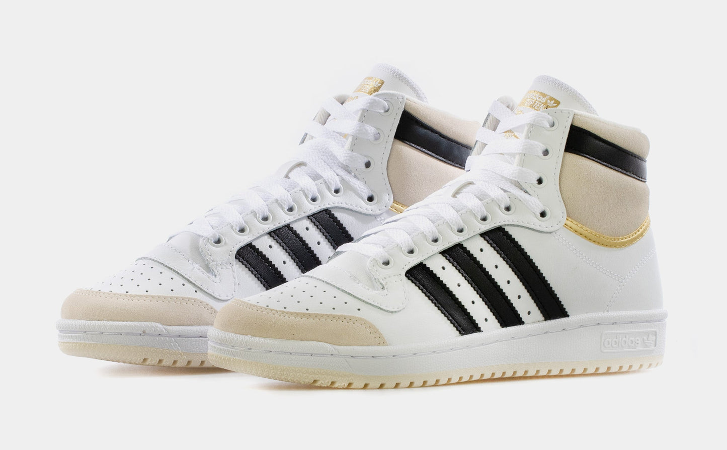 Adidas Men's Top Ten RB Hi Shoes - White / Black / Gold