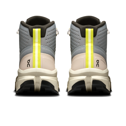 On Running Women's Cloudrock Mid Waterproof Shoes - Alloy / Ice - Shopsportive