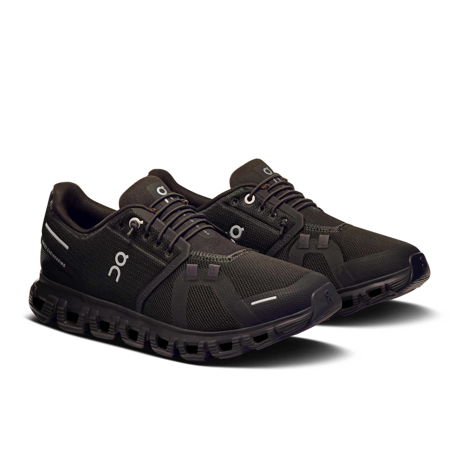 On Running Women's Cloud 6 Wide Shoes - Black / Black - Shopsportive
