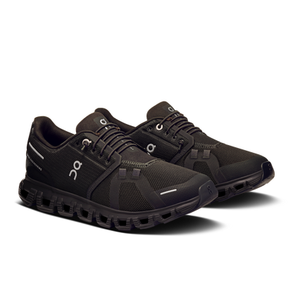 On Running Women's Cloud 6 Wide Shoes - Black / Black - Shopsportive