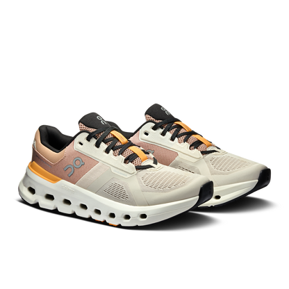 On Running Women's Cloudrunner 2 Shoes - Pearl / Tangerine - Shopsportive
