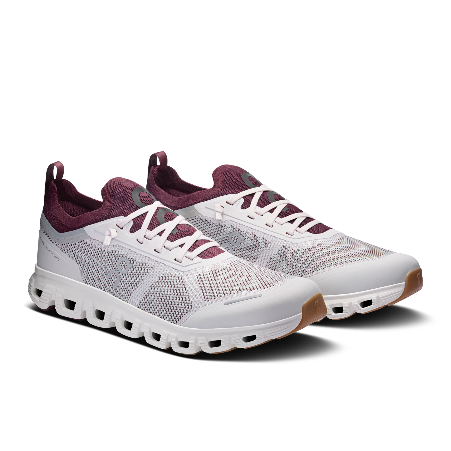 On Running Men's Cloud 6 Versa Shoes - Silver / Maroon